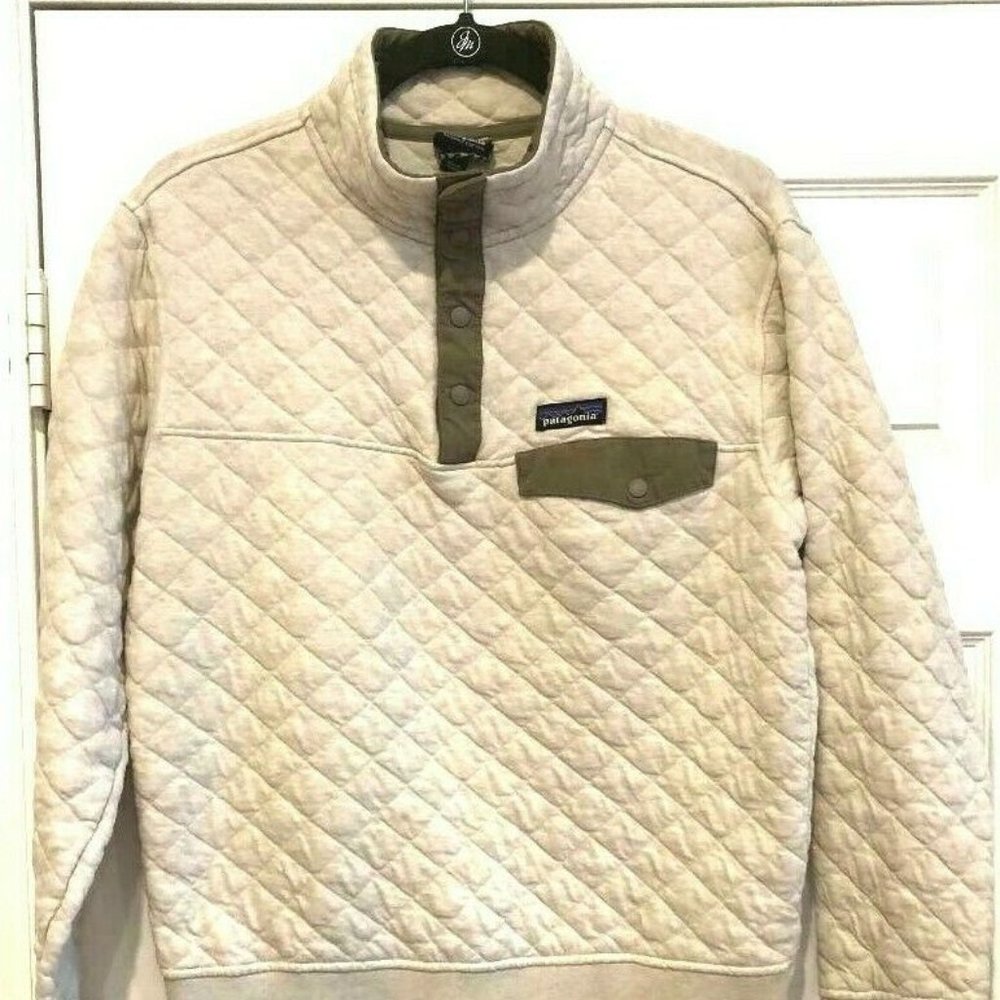 PATAGONIA QUILTED SNAP-T MENS SMALL PULLOVER